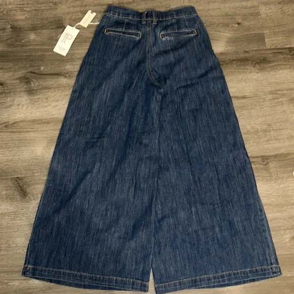 Anthropologie Pilcro Seamed Flounce high rise wide leg jeans - Picture 10 of 12